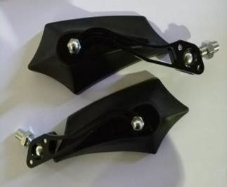 Black Aluminium Mirrors includes 2