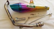 Scooter Performance Exhaust Fish Mouth Exhaust Complete